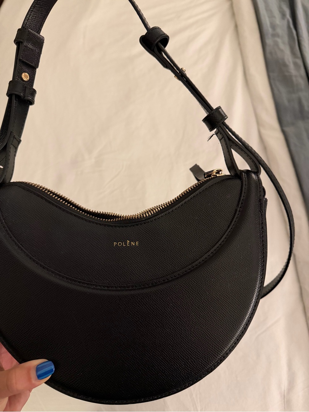 Polene Black Shoulder Bag - Picture 2 of 8